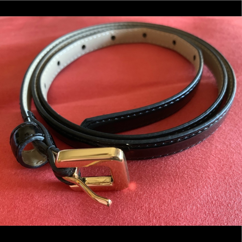 Thin black belt